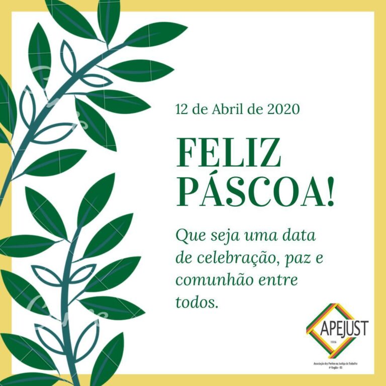 Feliz Páscoa!