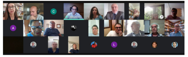 Integrantes do TRT-RS esclarecem dúvidas sobre o cadastro de peritos Início do corpo da notícia.