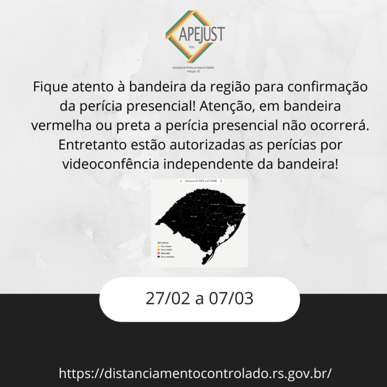 Mapa de monitoramento RS