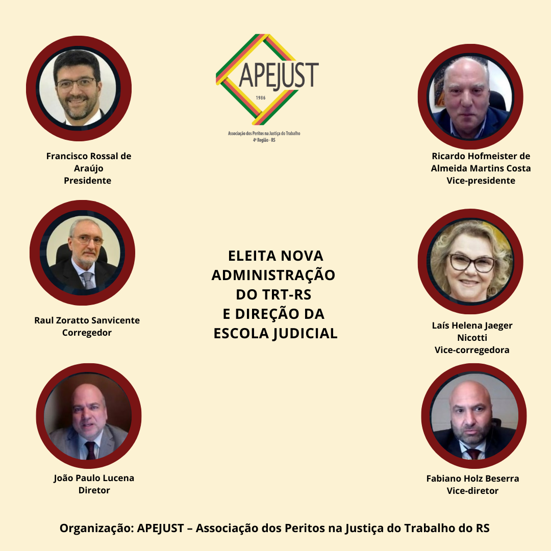 APEJUST MODELOS - ADM TRT-RS & ESCOLA JUDICIAL