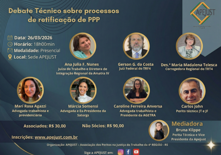 Online – Debate Técnico sobre Processos de Retificação de PPP